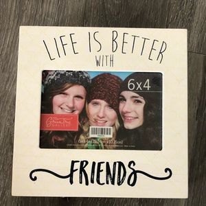 Life is better with friends picture frame